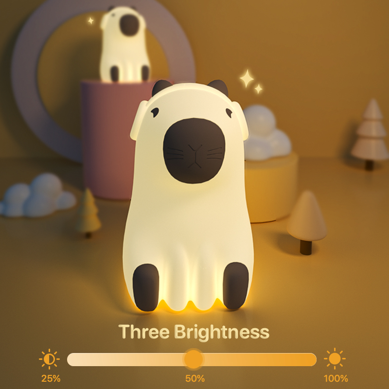 Kapibara lámpa érintéses vezérléssel