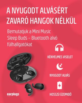 🛏️🎶 Jobban szeretnél aludni? Ismerd meg a Mini Music Sleep Buds-ot: Bluetooth fülhallgatók, amelyek segítenek nyugodtan...